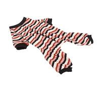 WGFOIP Pyjama rayé pour Chien, Combinaison Légère, Douce et Extensible, pour Un Usage Quotidien, Taille M, Printemps (XL)