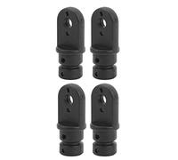 WGFOIP Raccord de Matériel Supérieur Bimini, Conception Universelle Durable pour Bateaux Marins, 4 Pièces, Embout à œil en Nylon (5/8)