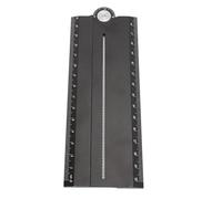 WGFOIP Règle Multiple en Aluminium, Mesure d'angle de 180 Degrés