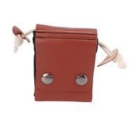 WGFOIP Sac de Recherche de Nourriture en Toile Compact, Pochette de Ceinture Pliable en Cuir PU avec Boucle en Métal, Grande capacité pour la Cueillette de Fruits, Le Camping, la (Noir)