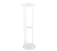 WGFOIP Small Acrylic Round Drink Table, Sauvegarde de la Table D'appoint pour Le Salon Balconmaliste Minimaliste, Ensemble de 1 (9 Parties)