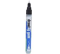 WGFOIP - Stylo Marqueur Liquide de Masquage Blanc, pour Aquarelle, Encre et Gouache Diluée, Gomme à Dessin, Fournitures D'art