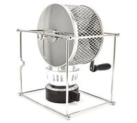 WGFOIP Torréfacteur à café à Manivelle, Machine à Torréfier les Grains Durable, Température Réglable pour la Maison et les Amateurs de café, Acier Inoxydable, 200-250 G