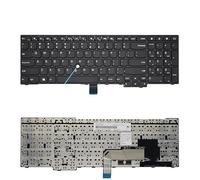 WGGYGMD Clavier américain pour Lenovo Thinkpad E550, E550C, E555, E560, E565 (00HN000, 00HN037) (Version Anglaise, Russe et espagnole) (00HN074)(US with Hole)