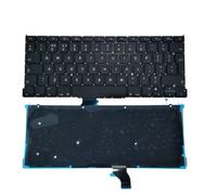 WGGYGMD Clavier rétroéclairé Allemand US UI pour MacBook Pro pour Retina A1502 EMC 2678 2835 2013-2015 GR GE Euro Allemagne PC Claviers pour Ordinateur Portable(UI Backlit)