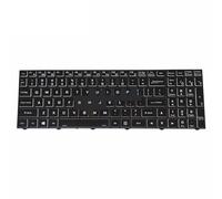 WGGYGMD Rétroéclairage Clavier pour Clevo PB70 PB71 PB50 PB51 PB50RF PB71RC PB70DF CVM18H96GB9430 6-80-N815Z0(US English)
