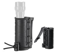 WGLILO Support de lampe de poche pour ceinture tactique MOLLE - Étui de transport rotatif pour lampe de poche de 2,5 à 3 cm de diamètre pour la police