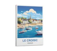 WGMDOEE Poster vintage de voyage Le Croisic France - 20 x 30 cm - Décoration murale pour salon