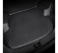 WGNGVFEN Tapis De Cuir Coffre Voiture pour Peugeot 3008 Hybrid 2024-2025, Anti Rides Rayures Coffre Bagages Tapis Cargo Plateau Protection Cargo sur Mesure Auto Accessories,A/Black