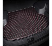 WGNGVFEN Tapis De Cuir Coffre Voiture pour Peugeot 3008 Hybrid 2024-2025, Anti Rides Rayures Coffre Bagages Tapis Cargo Plateau Protection Cargo sur Mesure Auto Accessories,F/BlackRed