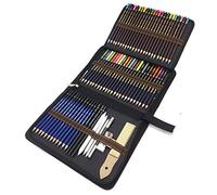 WGOT Ensemble De 72 Crayons de Couleur Professionnels pour Adultes, Non Toxique et Ecologique Art Dessin Crayons de coloriage pour Livre de coloriage et Mandala