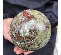 WGPHD décoration de Quartz Dragon Natural Blood Stone Crystal Ball Sphere Healing Crystal for Home Decoration (Size : 5-6CM)