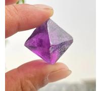 WGPHD Maison de méditation Couleur de Cristal Naturel Fluorite Quartz Crystal Octaèdre (Size : 100g)
