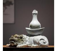 WGQDQDBY Fontaine Asiatique de Richesse avec Bille Tournante et Flux Continu d'eau pour Bureau ou Espace Thé-shape2