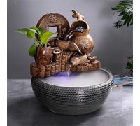 WGQDQDBY Fontaine de Richesse Tournante avec Base Électrique pour Décoration-shape2