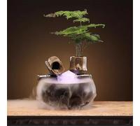 WGQDQDBY Mini Fontaine à Roue à Eau pour Bureau-shape2