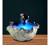 WGQDQDBY Mini Fontaine en Céramique Émaillée avec Petit Aquarium pour Décoration Feng Shui au Bureau-shape2