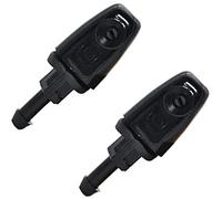 WGQRWX 2PCS Buse de lavage de phare avant jet de pulvérisation, pour Mazda, pour Mazda 6 GG1 2002 2003 2004 2005 2006 2007 2008, GR1A518G0A Buse de lavage des phares