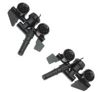 WGQRWX Cache de lave-projecteurs avant buse de pulvérisation de phare, pour BMW, pour Série 3 E46 323i 325i 330i 1997 1998 1999 2000 2001 2002 2003 Rondelle Couvercle de buse(Nozzle Set)