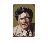 WGRWA Columbo Poster rétro en métal - Décoration murale - 20 x 30 cm