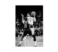 WGRWA Poster sur toile de style Victor Wembanyama, joueur de basket-ball, décoration de chambre à coucher, bureau, cadeau sans cadre, 30 x 45 cm