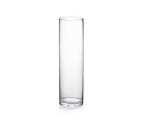 WGV Vase cylindrique en Verre Transparent 35,6 cm