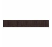 WGYHOME Tapis en bambou rectangulaire marron foncé, 80 x 1000 cm, antidérapant, imperméable et respirant, pour salon, couloir et bureau