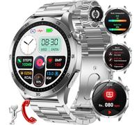 wgzixezn ECG Montre Intelligente Homme Appel Bluetooth Smartwatch ECG 1,43" Bracelet Intelligent avec Acide urique/SpO2/BMI/Fréquence Cardiaque Sportif Fitness Tracker Etanche Montre Sport (Violet)