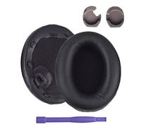 WH-1000XM4 Coussinets d'oreille de Rechange à Isolation phonique compatibles avec Les Casques Supra-Auriculaires sans Fil Sony WH1000XM4 avec Suppression du Bruit - Épaisseur supplémentaire et bâton