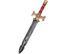 WH - Épées Templières noires 40 K - Armes universelles compatibles avec les figurines d'action en résine d'impression 3D à l'échelle 1/18 applicable aux produits JOYTOY