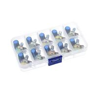 WH148 Potentiometer Kit B1K 2K 5K 10K 20K 50K 100K 500K 1M 15mm Linear Taper Rotary Resistor Set 3pin With Cap
