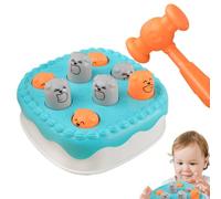 Whack Mole Game - Jouet Éducatif En Forme De Gâteau | Apprentissage Précoce Et Jeu Interactif Pour Les | Jouet Préscolaire Pour Tout-petits Avec Un Marteau | Aucune Alimentation Nécessaire, Ca