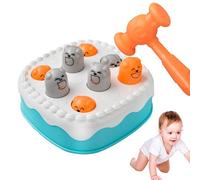 Whack Mole Game - Jouet interactif Wack-a-Mole en Forme de gâteau - Jeu de Printemps préscolaire - Activité Amusante de Coordination œil-Main - Jeu pour de 1 à 3 Ans - Cadeau pour Son