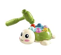 Whack Mole Game - Jouet martelant | Banc de martelage de tortue, jeu d'apprentissage interactif de développement pour d'âge préscolaire, cadeau pour bébé et fille