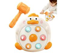 Whack Mole Game Toys - Jouet interactif en forme de marteau de canard, jeu d'activité de tapotement, jouet de développement précoce, pratique de la motricité | Parfait pour les de trois ans et