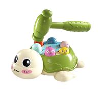Whack Mole Marteau de tortues | Jouets à frapper : design interactif mignon sur le thème de la tortue qui soutient l'apprentissage précoce des compétences motrices et un temps de jeu amusant pour