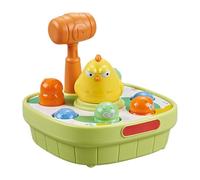 Whack Mole Toy - Jouet Whack-a-Mole animal de dessin animé, jeu de jouets éducatifs, jouets de développement interactifs Whaack Molee avec marteau pour de plus de 18 mois | Activité d'apprenti