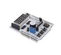 Whadda Shield WPSH209 multi‑fonctions Arduino – Affichage 4 chiffres, LEDs SMD – Noir