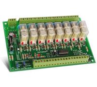 Whadda Carte relais WSRC8056 8 canaux - commande RS232, logiciel de diagnostic/test