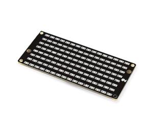 Whadda I²C Panneau de Matrice LED 8x16 pour Arduino, 128 LEDs Bleus, AIP1640, avec connecteur 4 Broches pour GND, VCC, SDA et SCL