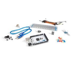 Whadda Kit de bricolage de base avec ATMEGA2560 pour Arduino, kit électronique avec LED, résistances, planche à pain, buzzers, capteurs, écran, et plus encore, pour les débutants et les utilisateurs