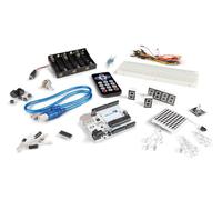 Whadda Kit de démarrage Arduino® complet pour débutants, apprenez les bases de l'électronique avec breadboard, LEDs, résistances, buzzers, capteurs infrarouges et plus, idéal pour les projets DIY et à