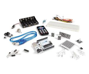 Whadda Kit de démarrage Arduino Complet pour débutants, apprenez Les Bases de l'électronique avec breadboard, LEDs, résistances, buzzers, capteurs infrarouges et Plus, idéal pour Les projets DIY et à