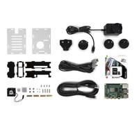 Whadda Kit de démarrage Raspberry Pi® 4 (4 Go) avec boîtier de Refroidissement, Ensemble Complet pour Les projets Raspberry Pi® 4 avec microSD 32 Go, Ethernet Gigabit, HDMI 4K, Bluetooth 5.0 et Prise