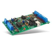 Whadda Kit de soudage, DIY, Carte d'interface USB pour expérimentations, Compatible avec Windows