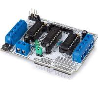 Whadda L293D Shield de pilotage de moteur pour Arduino®, idéal pour piloter des moteurs DC ou pas à pas,