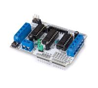 Whadda L293D shield pilote de moteur pour Arduino®, idéal pour piloter des moteurs DC ou pas à pas, protection thermique.