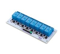 Whadda Module de relais 8 canaux, commande directe par microcontrôleur, entrées opto-isolées