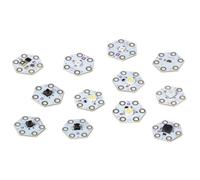 Whadda Module D'Extension Micro:bit, Ensemble, 12 Pièces, Design Hexagonal, Compatible Avec Arduino, Parfait Pour Les Projets Diy Créatifs