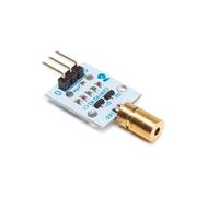 Whadda Module laser rouge 650 nm, module diode laser 5V pour Arduino, module laser compact, faisceau étroit, pour projets électroniques, détection de distance et effets lumineux